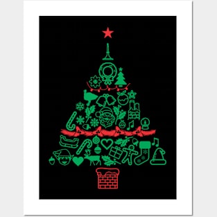 Christmas Tree Pattern Gift 3 - Funny Xmas Posters and Art